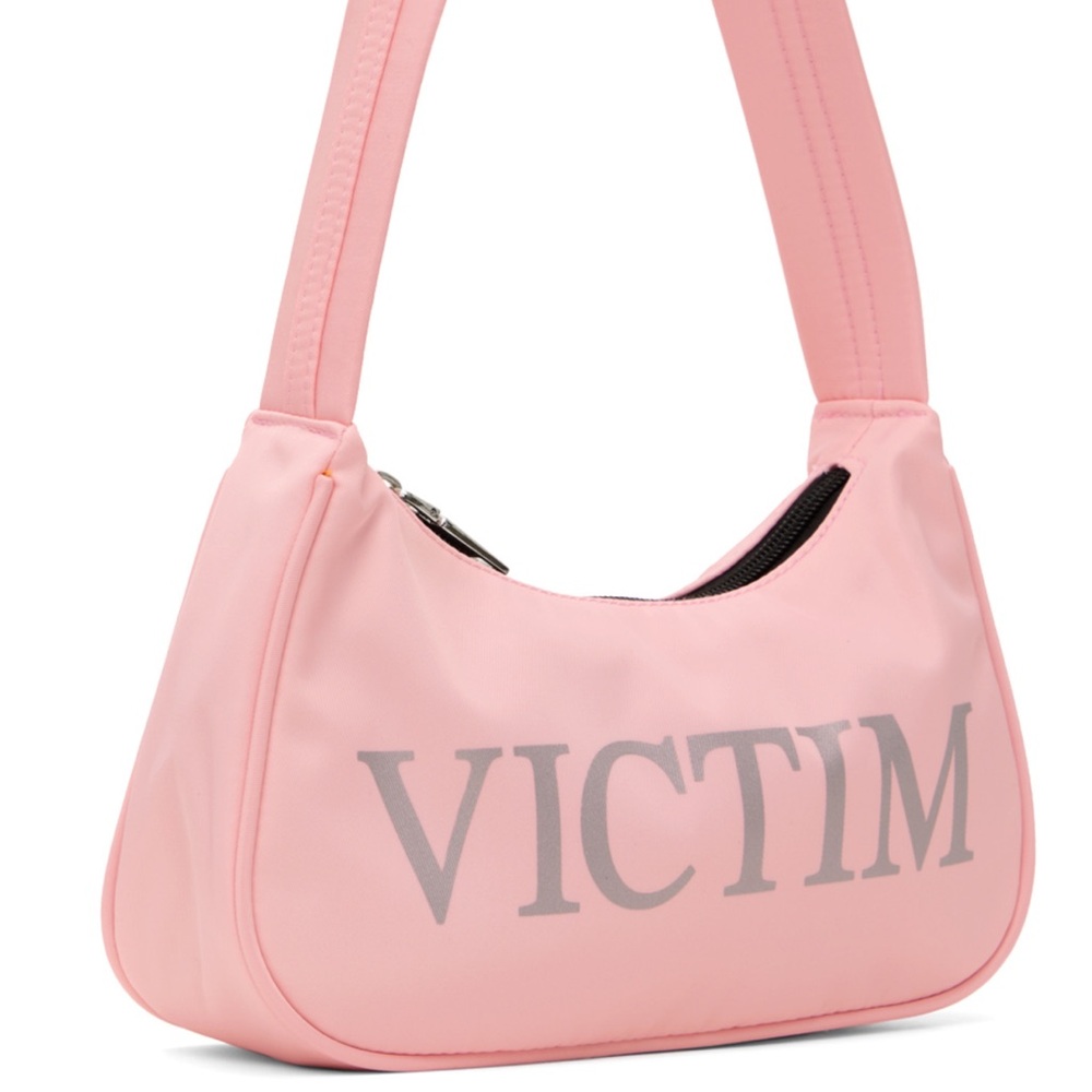 Rare Praying VICTIM Pink Shoulder Bag